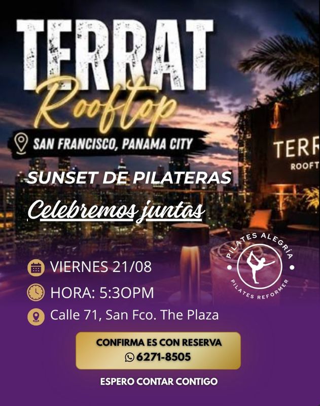 Invitación Digital Pilates Alegría
